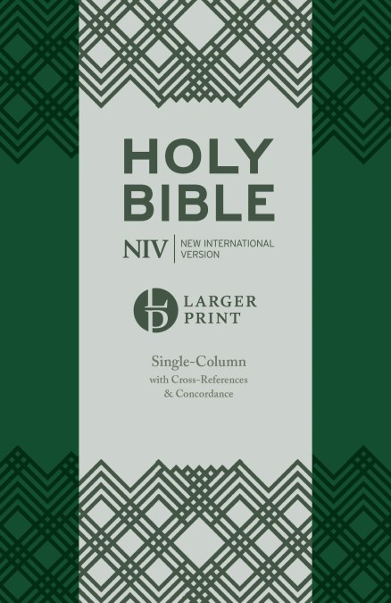 NIV Larger Print Compact Single Column Reference Bible